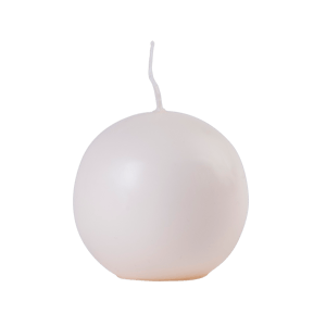 BOLA Candela sferica beige Ø 6 cm