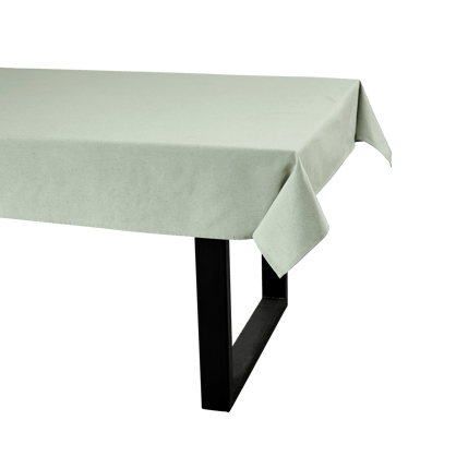 RECYCLE Nappe menthe Larg. 138 x Long. 200 cm