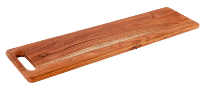 Bisetti BT-26122 - Tabla de cortar de madera para palets medianos, 11.8 x  7.9 x 1.1 pulgadas, color marrón