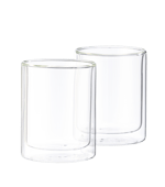 RELAX Bicchiere a parete set di 2 trasparente H 10 cm - Ø 8 cm