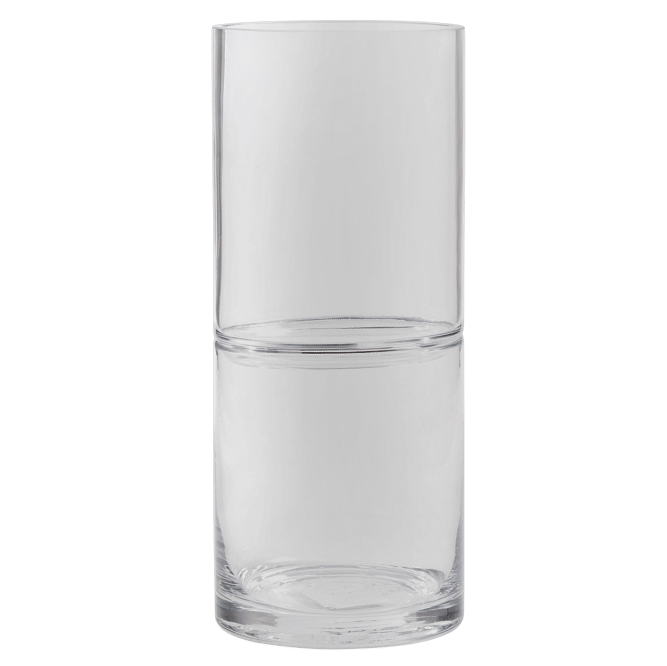 BANDA Vase Transparent H 30 cm - Ø 12,5 cm