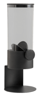 SIRIAL Granendispenser zwart H 39,5 cm - Ø 15 cm