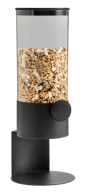 SIRIAL Distributeur de céréales noir H 39,5 cm - Ø 15 cm
