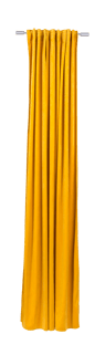 SAGA Cortina amarelo W 142 x L 250 cm