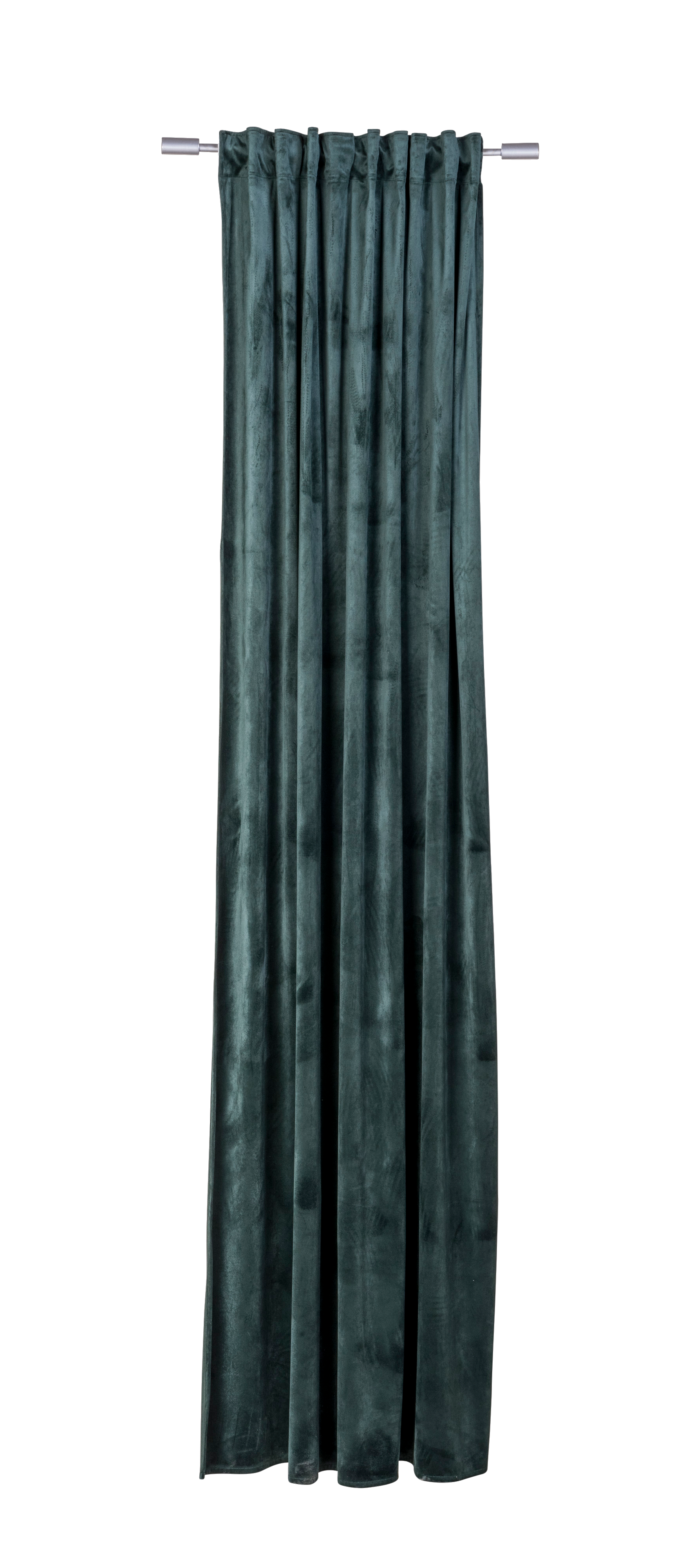 Scheermes Betrouwbaar Miniatuur SAGA Gordijn donkergroen B 142 x L 250 cm | CASA