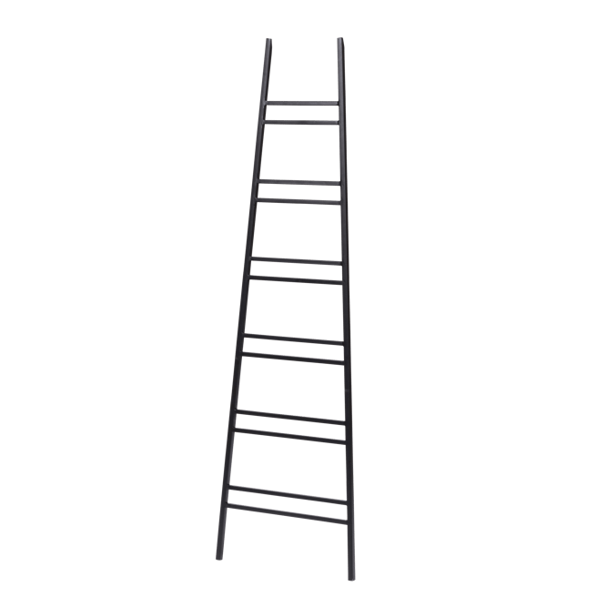 METAL Ladder zwart H 150 cm