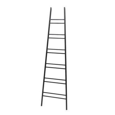 METAL Ladder zwart H 150 cm