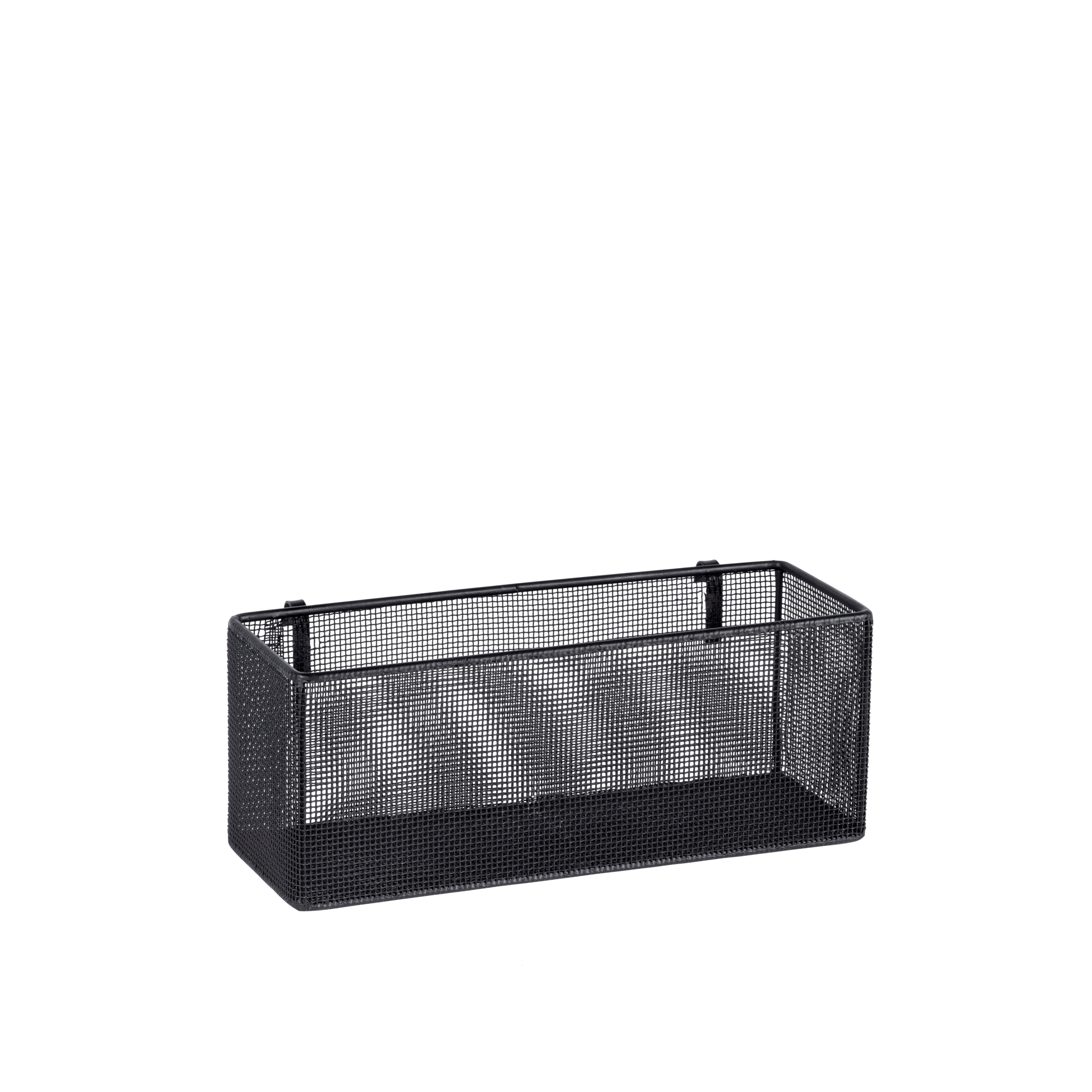 Cabide de Parede BOX FURNITURE com 3 Suportes (Preto - Madeira e Aço -  198x35x47.5 cm)