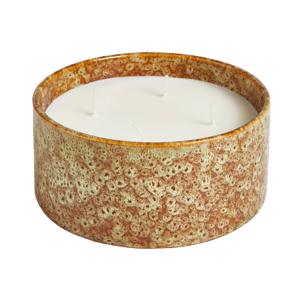 BOWL Bougie en pot blanc H 7,2 cm - Ø 16 cm