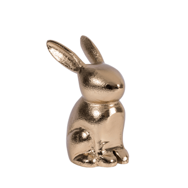 ROBBY Conejo decorativo dorado A 11 x An. 7,5 x P 5,5 cm