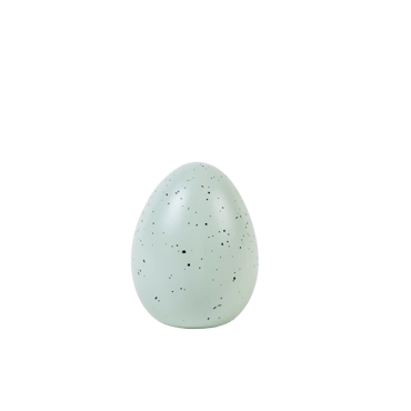 SPIKKEL Huevo de decoración verde A 8,5 cm - Ø 6,5 cm