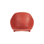 FRAY Assento cor-de-laranja H 41 x W 55 x D 55 cm