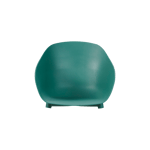 FRAY Assento verde H 77,5 x W 54,5 x D 55 cm