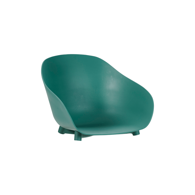 FRAY Sitzschale Grün H 77,5 x B 54,5 x T 55 cm