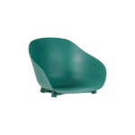 FRAY Coque d'assise vert H 77,5 x Larg. 54,5 x P 55 cm