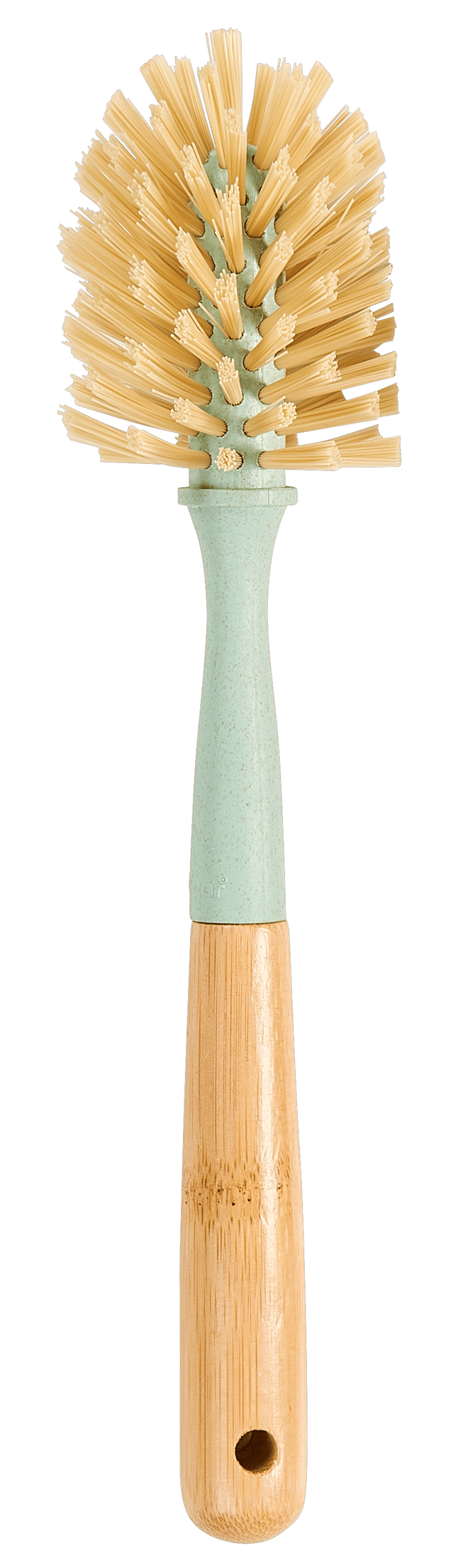 JASMIN Brosse à verres vert, naturel H 35 x Larg. 6 x Long. 6 cm