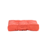 ROB Almofada plana vermelho H 8 x W 45 x L 45 cm