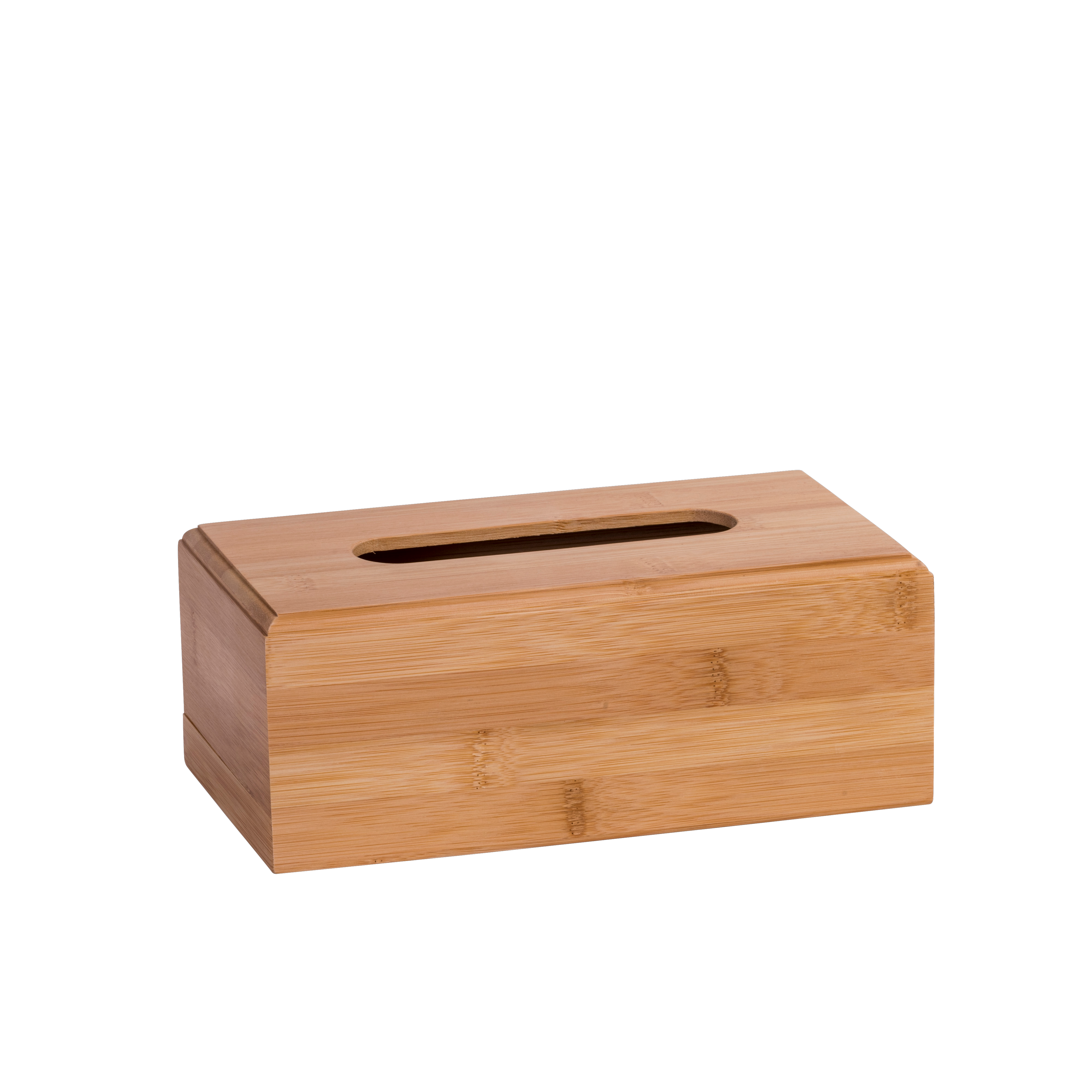 per il soggiorno scatola per fazzoletti bianco in legno di bambù POHOVE Porta-fazzoletti rettangolare 