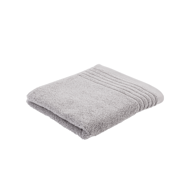 BIO SOFT Serviette de bain gris clair Larg. 50 x Long. 100 cm