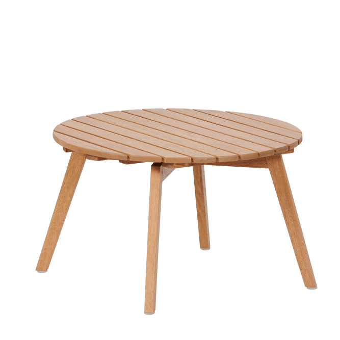 MARYS Lounge tafel naturel H 32 cm - Ø 51 cm