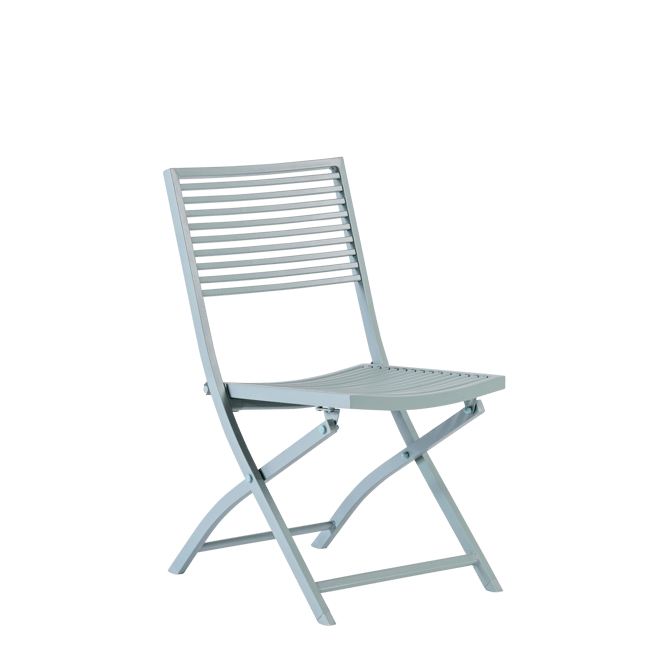 JESSE Chaise pliante vert H 84 x Larg. 45 x P 61 cm