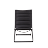 LIZA Vouwstoel zwart H 87 x B 57 x D 85 cm