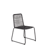 ALEKS Cadeira preto H 84 x W 57 x D 61 cm