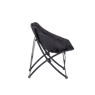 FLORIDA Chaise pliante noir H 76 x Larg. 57 x P 60 cm