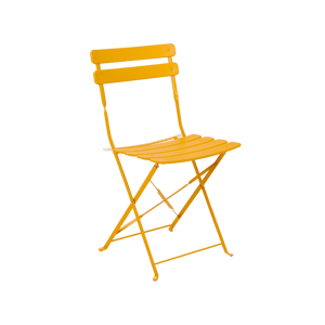 IMPERIAL Chaise bistrot jaune H 82 x Larg. 42 x P 46,5 cm
