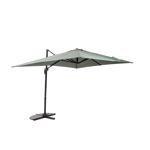 RIVA sans pied de parasol vert H 250 x Larg. 240 x Long. 300 cm