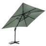 RIVA Hangparasol zonder parasolvoet groen H 250 x B 240 x L 300 cm