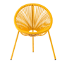 ACAPULCO Chaise pour enfants jaune H 56 x Larg. 43 x P 42 cm