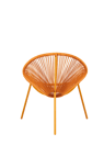 ACAPULCO Lounge stoel geel H 82 x B 75 x D 69 cm