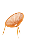 ACAPULCO Lounge stoel geel H 82 x B 75 x D 69 cm