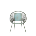 YUMA Lounge stoel groen H 81,5 x B 67,5 x D 69,5 cm