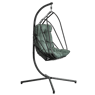 DOBRA Cadeira pendente preto H 117 x W 65 x D 78 cm