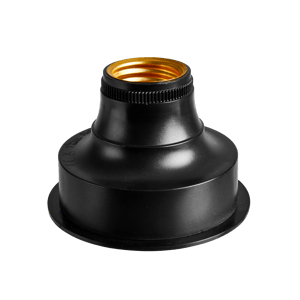 BATI Soporte lámprar pila E27 negro A 6 cm - Ø 8 cm