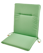 AZUR Coussin de jardin chaise pliante vert Larg. 44 x Long. 88 cm