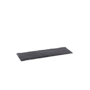 SLATE Assiette noir Larg. 30 x Long. 10 cm