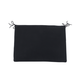 DARMA Coussin noir Larg. 42 x Long. 59 cm