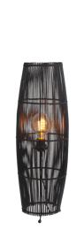 MOVIS Lampada da pavimento nero H 67 cm - Ø 23 cm