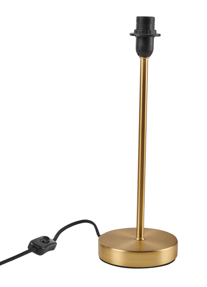TESS Pie de lámpara dorado A 36 cm - Ø 12 cm