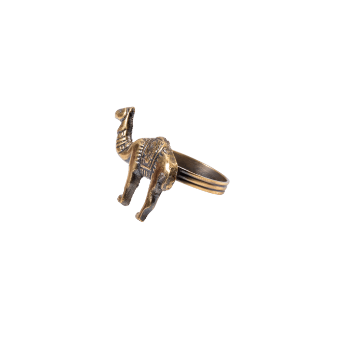 DROMEDARY Portatovaglioli bronzo H 4 x W 5 x D 3 cm