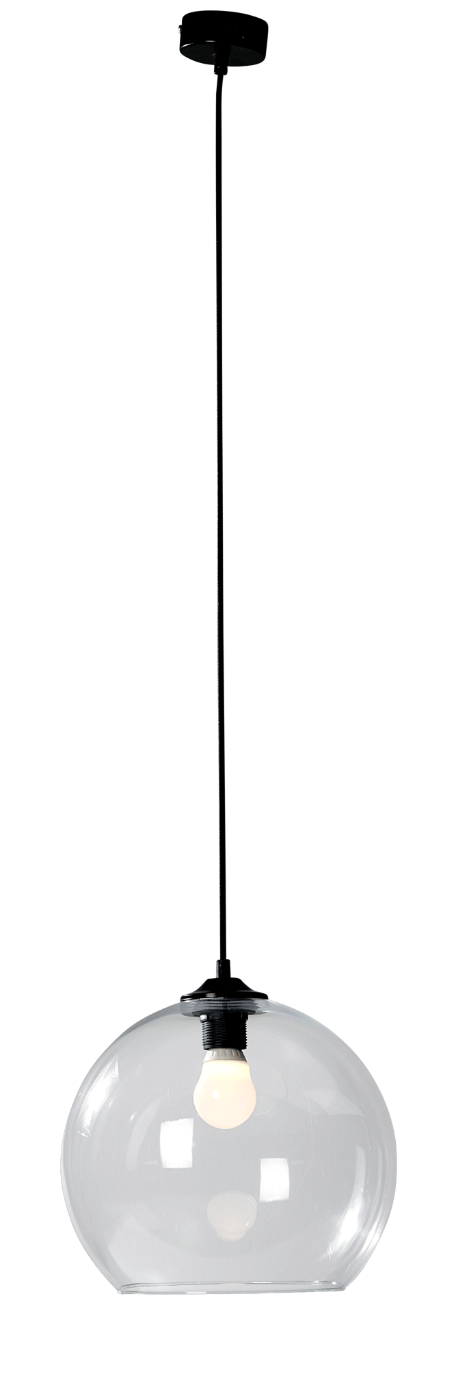 LISE Hanglamp transparant H 26 cm - Ø 30 cm