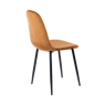 SILKE Chaise de salle à manger caramel H 86,5 x Larg. 44 x Long. 52 x P 52 cm