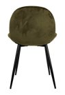 FREYO Chaise olive H 82 x Larg. 50 x P 53 cm