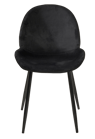 FREYO Chaise noir H 82 x Larg. 50 x P 53 cm