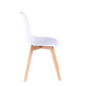 NEW MATS Cadeira branco H 85,5 x W 46 x D 48 cm