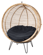 COZIE Cadeira lounge natural D 85 cm - Ø 108 cm
