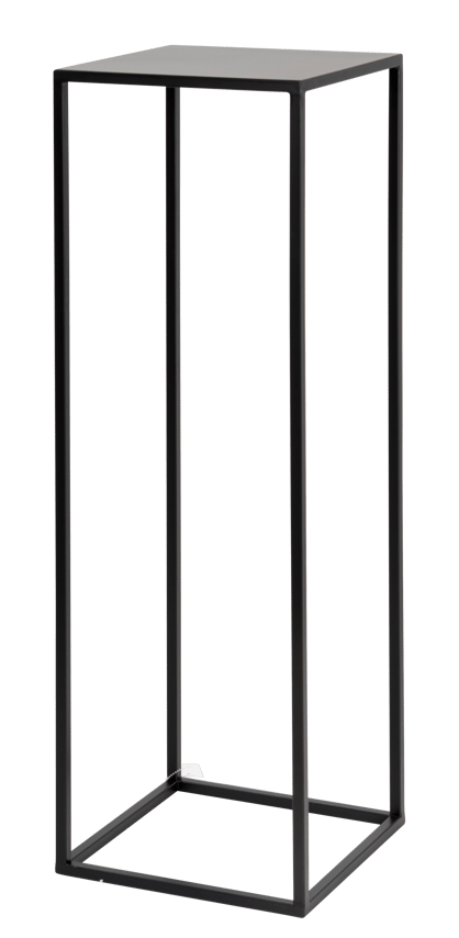 STALLE Porte-plante noir H 90 x Larg. 28 x P 28 cm